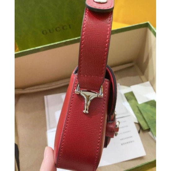 Repliche Borsa a tracolla Gucci Horsebit 1955 764155 Rosso Imitazioni Premium Replica perfetta Borsa a tracolla Gucci Horsebit 1955 764155 Rosso Imitazione Outlet Online