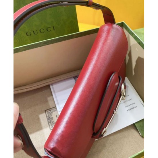 Repliche Borsa a tracolla Gucci Horsebit 1955 764155 Rosso Imitazioni Premium Replica perfetta Borsa a tracolla Gucci Horsebit 1955 764155 Rosso Imitazione Outlet Online
