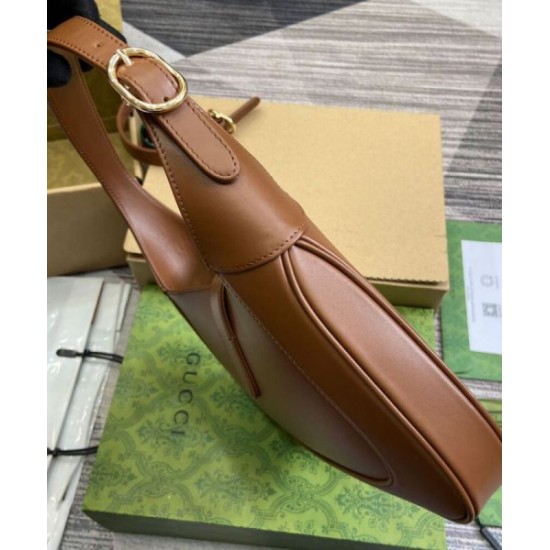 Migliore Repliche Borsa a tracolla piccola Gucci Jackie 782849 Caffè Economiche Outlet Online