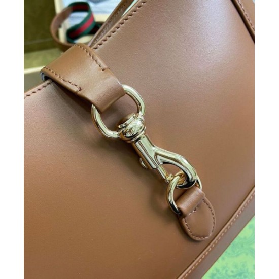 Migliore Repliche Borsa a tracolla piccola Gucci Jackie 782849 Caffè Economiche Outlet Online