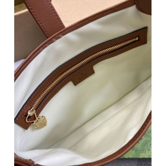 Migliore Repliche Borsa a tracolla piccola Gucci Jackie 782849 Caffè Economiche Outlet Online
