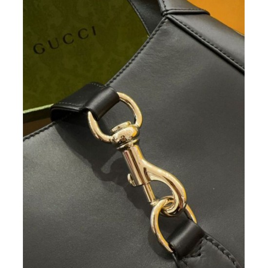 Perfette Qualità Repliche Borsa a tracolla piccola Gucci Jackie 782849 Nero Imitazione