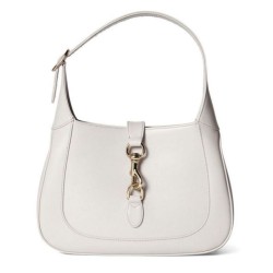 Miglior Falso Borsa a tracolla piccola Gucci Jackie 782849 Crema Economiche Premium