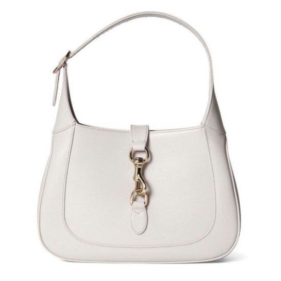 Miglior Falso Borsa a tracolla piccola Gucci Jackie 782849 Crema Economiche Premium