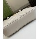 Migliore Repliche Borsa piccola con manico superiore Gucci GG Marmont 795199 Grigio chiaro Economiche Outlet Online