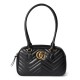 Replica perfetta Borsa piccola con manico superiore Gucci GG Marmont 795199 Nera Imitazione Outlet Online