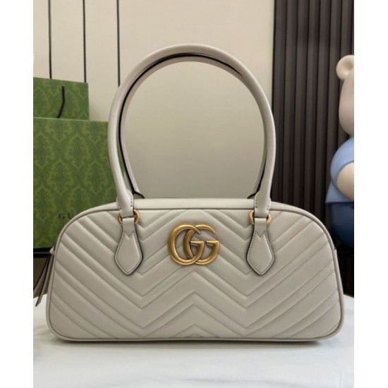 Repliche Borsa media con manico superiore Gucci GG Marmont 795218 Grigio chiaro Imitazioni Premium Replica perfetta Borsa media con manico superiore Gucci GG Marmont 795218 Grigio chiaro Imitazione Outlet Online