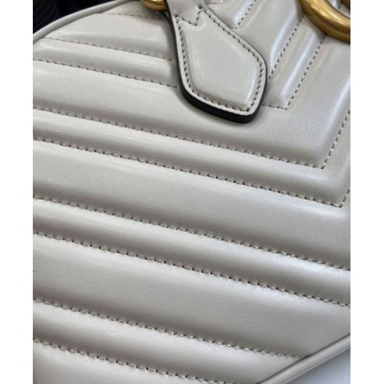 Repliche Borsa media con manico superiore Gucci GG Marmont 795218 Grigio chiaro Imitazioni Premium Replica perfetta Borsa media con manico superiore Gucci GG Marmont 795218 Grigio chiaro Imitazione Outlet Online