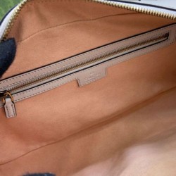 Replica perfetta Borsa media con manico superiore Gucci GG Marmont 795218 Grigio chiaro Imitazione Outlet Online