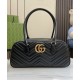 Repliche Borsa media con manico superiore Gucci GG Marmont 795218 Nera Imitazioni Premium Replica perfetta Borsa media con manico superiore Gucci GG Marmont 795218 Nera Imitazione Outlet Online
