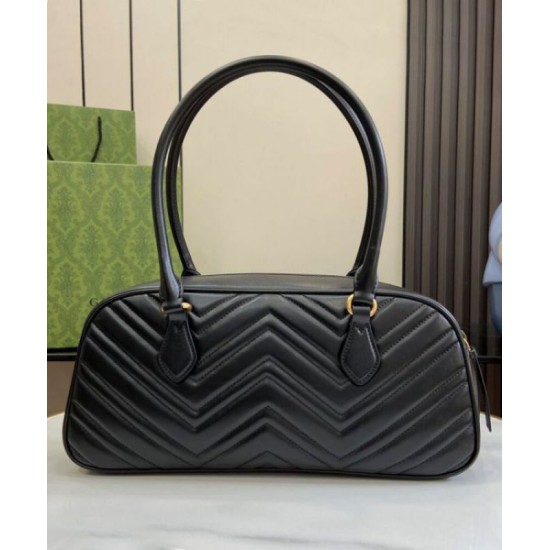 Repliche Borsa media con manico superiore Gucci GG Marmont 795218 Nera Imitazioni Premium Replica perfetta Borsa media con manico superiore Gucci GG Marmont 795218 Nera Imitazione Outlet Online
