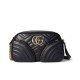 Migliore Repliche Borsa a tracolla Gucci GG Marmont piccola 798715 Nero Economiche Outlet Online