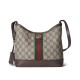 Migliore Repliche Borsa a tracolla piccola Gucci Ophidia Series GG Dark Coffee Economiche Outlet Online