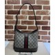Migliore Repliche Borsa a tracolla piccola Gucci Ophidia Series GG Dark Coffee Economiche Outlet Online