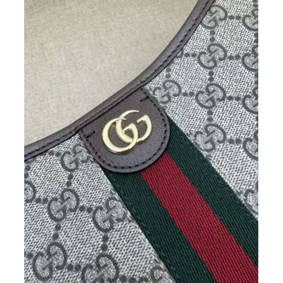 Migliore Repliche Borsa a tracolla piccola Gucci Ophidia Series GG Dark Coffee Economiche Outlet Online