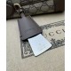 Migliore Repliche Borsa a tracolla piccola Gucci Ophidia Series GG Dark Coffee Economiche Outlet Online