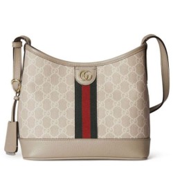 Replica perfetta Borsa a tracolla piccola Gucci Ophidia Series GG Crema Imitazione Outlet Online