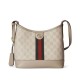 Replica perfetta Borsa a tracolla piccola Gucci Ophidia Series GG Crema Imitazione Outlet Online