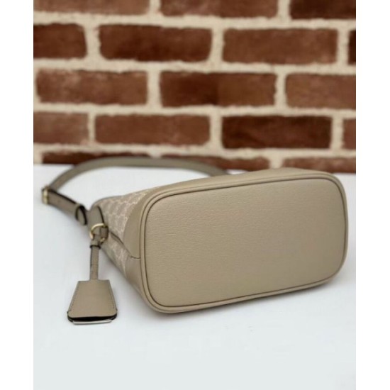 Replica perfetta Borsa a tracolla piccola Gucci Ophidia Series GG Crema Imitazione Outlet Online