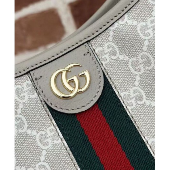 Replica perfetta Borsa a tracolla piccola Gucci Ophidia Series GG Crema Imitazione Outlet Online