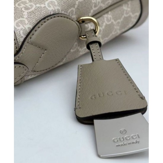 Replica perfetta Borsa a tracolla piccola Gucci Ophidia Series GG Crema Imitazione Outlet Online