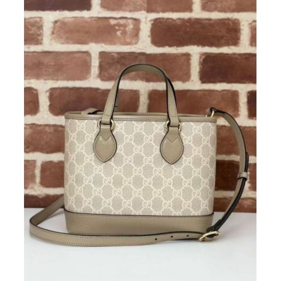 Replica perfetta Borsa tote mini Gucci Ophidia Series Crema Imitazione Outlet Online