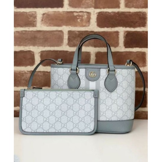 Perfette Qualità Repliche Borsa tote mini Gucci serie Ophidia Blu Imitazione