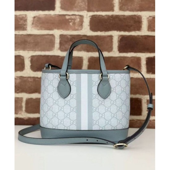 Perfette Qualità Repliche Borsa tote mini Gucci serie Ophidia Blu Imitazione