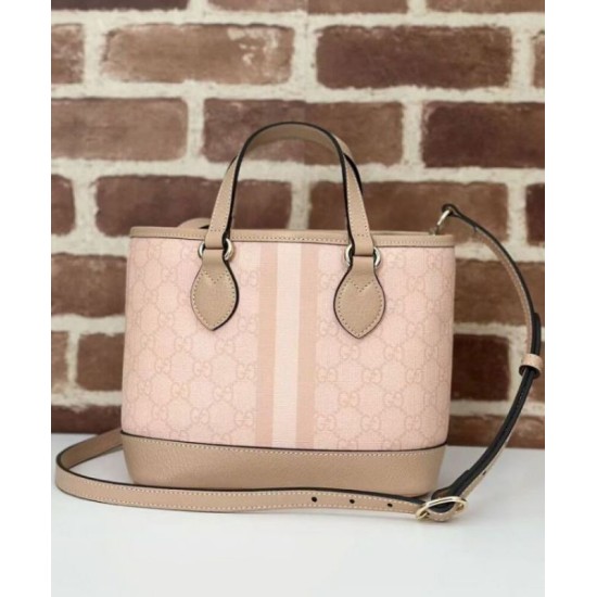 Perfette Qualità Repliche Borsa tote mini Gucci serie Ophidia Rosa Imitazione
