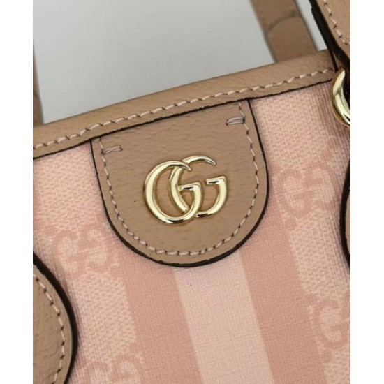 Perfette Qualità Repliche Borsa tote mini Gucci serie Ophidia Rosa Imitazione