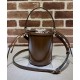 Migliore Repliche Mini borsa a secchiello Gucci Ophidia Series Caffè Economiche Outlet Online