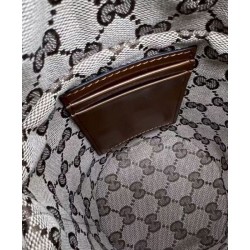 Migliore Repliche Mini borsa a secchiello Gucci Ophidia Series Caffè Economiche Outlet Online
