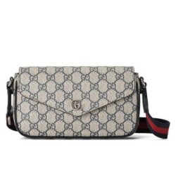 Miglior Falso Borsa mini Gucci Ophidia 764961 Blu Economiche Premium