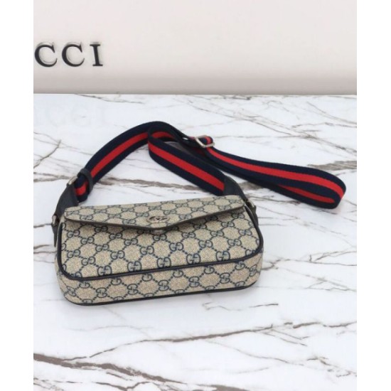 Miglior Falso Borsa mini Gucci Ophidia 764961 Blu Economiche Premium