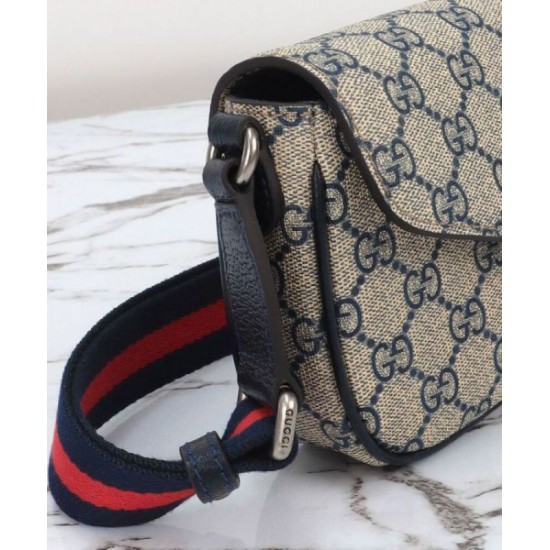 Miglior Falso Borsa mini Gucci Ophidia 764961 Blu Economiche Premium