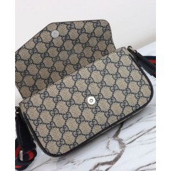 Miglior Falso Borsa mini Gucci Ophidia 764961 Blu Economiche Premium