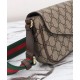 Perfette Qualità Repliche Borsa mini Gucci Ophidia 764961 Caffè scuro Imitazione