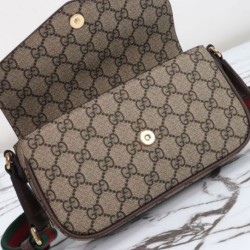 Perfette Qualità Repliche Borsa mini Gucci Ophidia 764961 Caffè scuro Imitazione