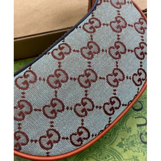 Miglior Falso Borsa a tracolla Gucci Ophidia Super Mini 783124 Caffè Economiche Premium