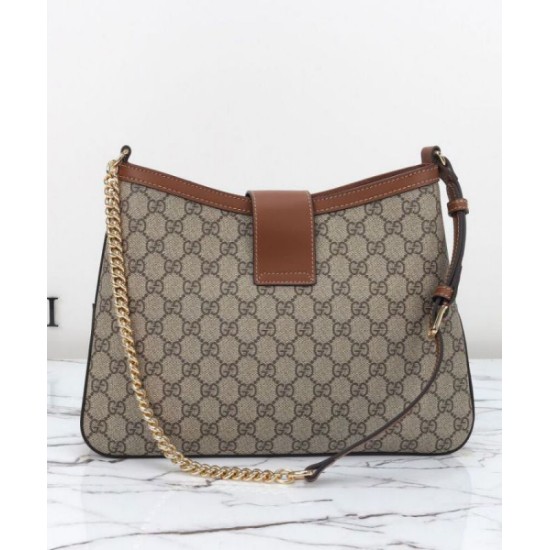 Miglior Falso Borsa a tracolla Gucci Padlock GG media 795113 Caffè Economiche Premium