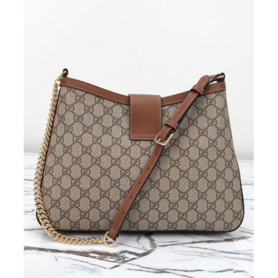 Miglior Falso Borsa a tracolla Gucci Padlock GG media 795113 Caffè Economiche Premium
