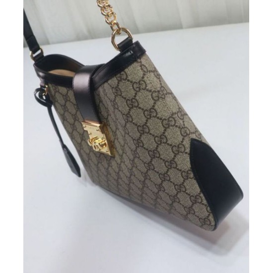 Repliche Borsa a tracolla Gucci Padlock GG media 795113 Nero Imitazioni Premium Replica perfetta Borsa a tracolla Gucci Padlock GG media 795113 Nero Imitazione Outlet Online