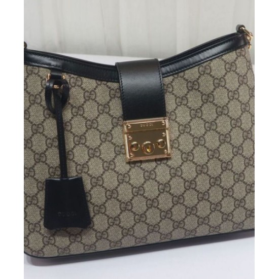 Repliche Borsa a tracolla Gucci Padlock GG media 795113 Nero Imitazioni Premium Replica perfetta Borsa a tracolla Gucci Padlock GG media 795113 Nero Imitazione Outlet Online