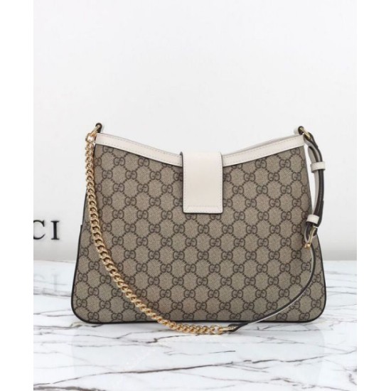 Miglior Falso Borsa a tracolla Gucci Padlock GG media 795113 Crema Economiche Premium