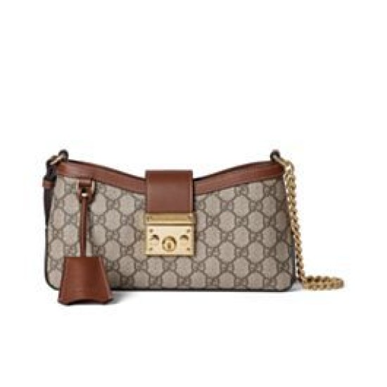 Migliore Repliche Borsa a tracolla piccola Gucci Lucchetto 811705 Caffè Economiche Outlet Online