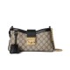 Migliore Repliche Borsa a tracolla piccola Gucci Lucchetto 811705 Nera Economiche Outlet Online