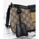 Migliore Repliche Borsa a tracolla piccola Gucci Lucchetto 811705 Nera Economiche Outlet Online