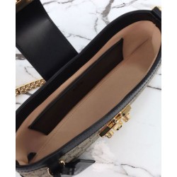 Migliore Repliche Borsa a tracolla piccola Gucci Lucchetto 811705 Nera Economiche Outlet Online