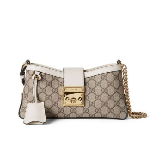 Repliche Borsa a tracolla piccola Gucci Lucchetto 811705 Crema Imitazioni Premium Replica perfetta Borsa a tracolla piccola Gucci Lucchetto 811705 Crema Imitazione Outlet Online