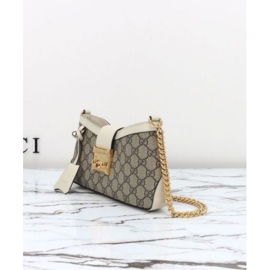 Repliche Borsa a tracolla piccola Gucci Lucchetto 811705 Crema Imitazioni Premium Replica perfetta Borsa a tracolla piccola Gucci Lucchetto 811705 Crema Imitazione Outlet Online